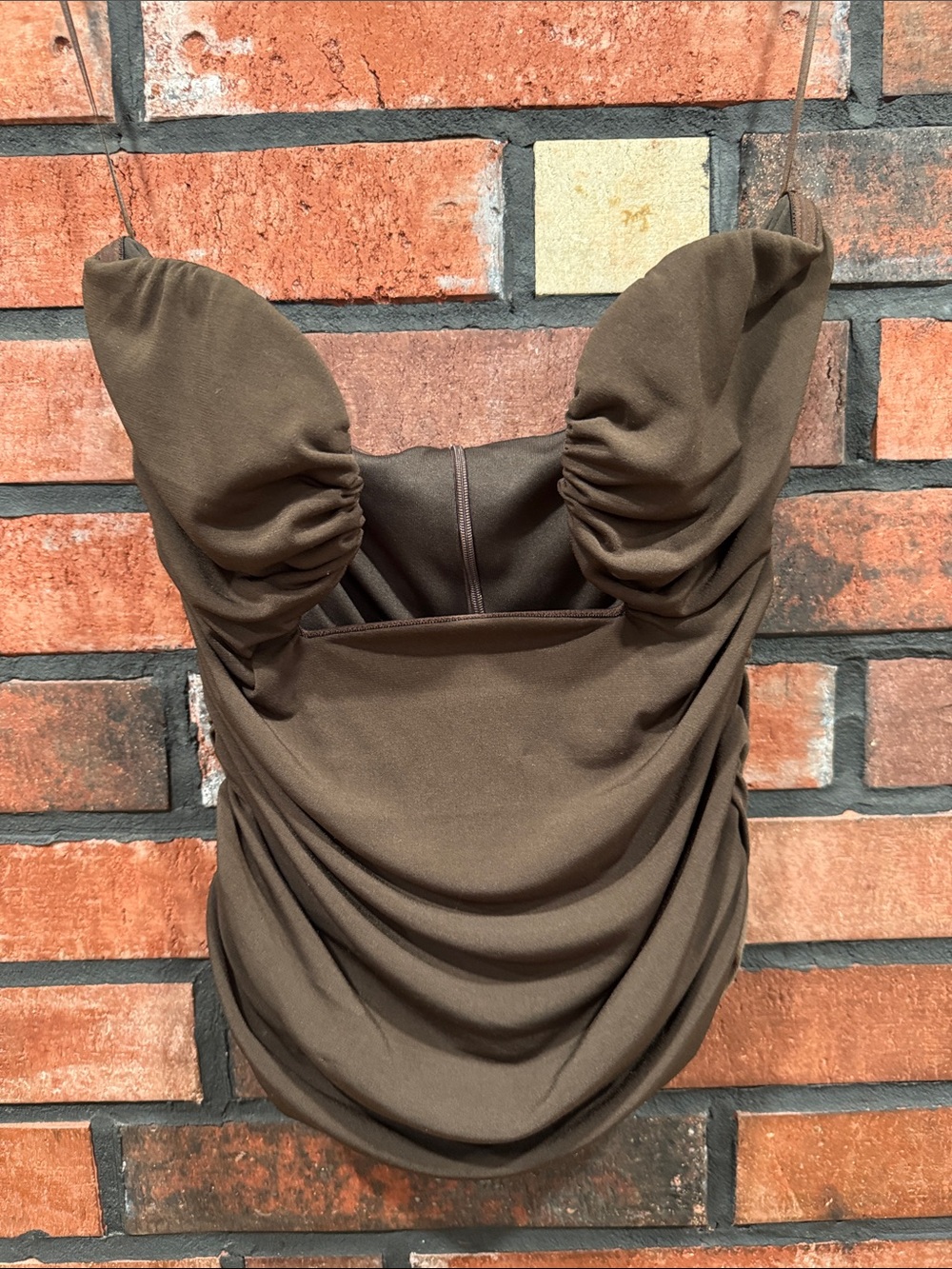 Pixie Market DOMINIQUE BUSTIER TOP IN CHICORY